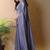 Purple silk blend saree