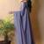 Purple silk blend saree