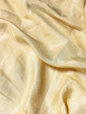 Yellow silk blend saree 5
