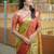 Mustard floral zari kanjeevaram saree