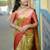 Mustard floral zari kanjeevaram saree