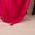 Red sequinned satin designer saree