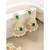 Kundan & beads studded green jhumki earrings ethnic jewelry for women