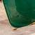 Green sequinned satin heavy work saree