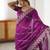Magenta embellished embroidered festive saree