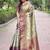 Burgundy woven design zari silk blend dharmavaram saree