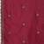 Red embellished zari tissue designer saree