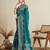 Green woven design zari banarasi saree
