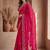 Pink embroidered tissue saree