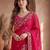 Pink embroidered tissue saree