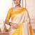 Cream woven design zari kanjeevaram saree