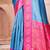 Blue woven design zari kanjeevaram saree