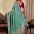 Teal bandhani zari silk blend designer saree