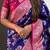 Violet woven design zari kanjeevaram saree