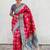 Pink woven design zari kanjeevaram saree