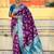 Purple woven design zari kanjeevaram saree