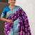 Purple woven design zari kanjeevaram saree