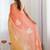 Multicolor floral sequinned silk blend designer saree