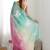 Multicolor floral sequinned silk blend designer saree