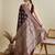 Magenta ethnic motifs zari banarasi saree with blouse piece