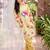 Yellow printed cotton kurta trouser set