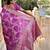 Purple woven design zari kanjeevaram saree