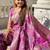 Purple woven design zari kanjeevaram saree