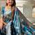 Blue woven design zari kanjeevaram saree