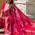 Pink ethnic motifs woven design zari kanjeevaram saree