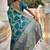 Green floral woven design zari kanjeevaram saree
