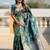 Green floral woven design zari kanjeevaram saree