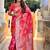 Peach peach woven design zari kanjeevaram saree
