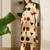 Off white printed cotton kurta trouser set