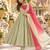 Pista roman silk readymade anarkali suit with embroidery & sequence work