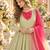 Pista roman silk readymade anarkali suit with embroidery & sequence work