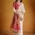 Off white woven design zari art silk designer banarasi saree