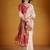 Off white woven design zari art silk designer banarasi saree