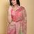 Multicolor vidala clothings elegant floral premium linen-cotton designer saree