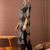 Black printed cotton kurta trouser set