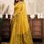 Yellow warli designer saree