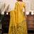 Yellow warli designer saree