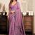 Lavender warli designer saree