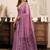 Lavender warli designer saree