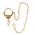 Golden Jodha Nose Ring For Women