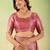 Pink woven design zari art silk designer banarasi saree