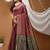 Maroon woven design zari silk blend handloom kanjeevaram saree