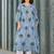 Multicolor printed cotton kurta trouser set