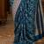 Bronze woven design zari silk blend designer banarasi saree