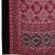 Maroon bandhani mirror work silk blend fusion saree