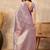 Lavender woven design zari  silk designer kanjeevaram saree
